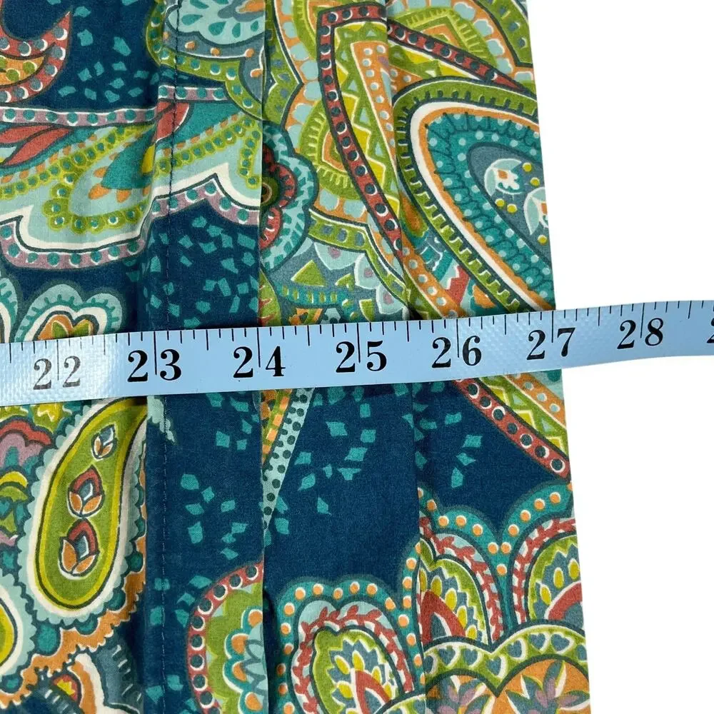 Pottery Barn Ana Paisley Duvet Cover Ocean Blue Full/Queen 2 Standard Shams Set